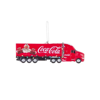 Kurt Adler CC2204 Coca-Cola Truck Holiday Ornament, 5-inch Length, Resin