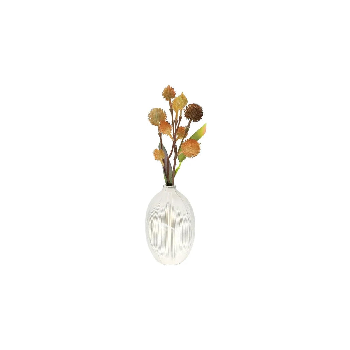 Flora Bunda Artificial Plant, 12", White