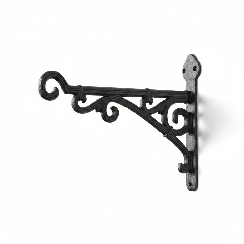 Comfy Hour Cast Iron Wall Mount Bracket - Primitive, Brown