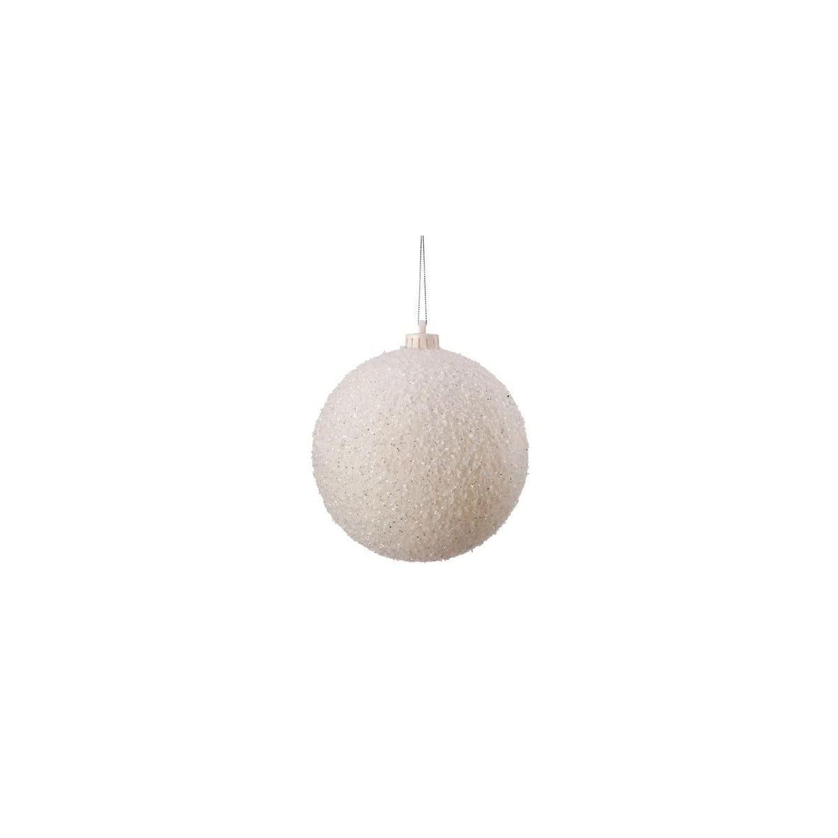 Regency International Hanging Ornament, White Snow, Classic