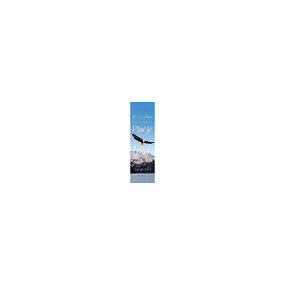 Christian Brands Banner, 72 inches x 24 inches, Gold, White