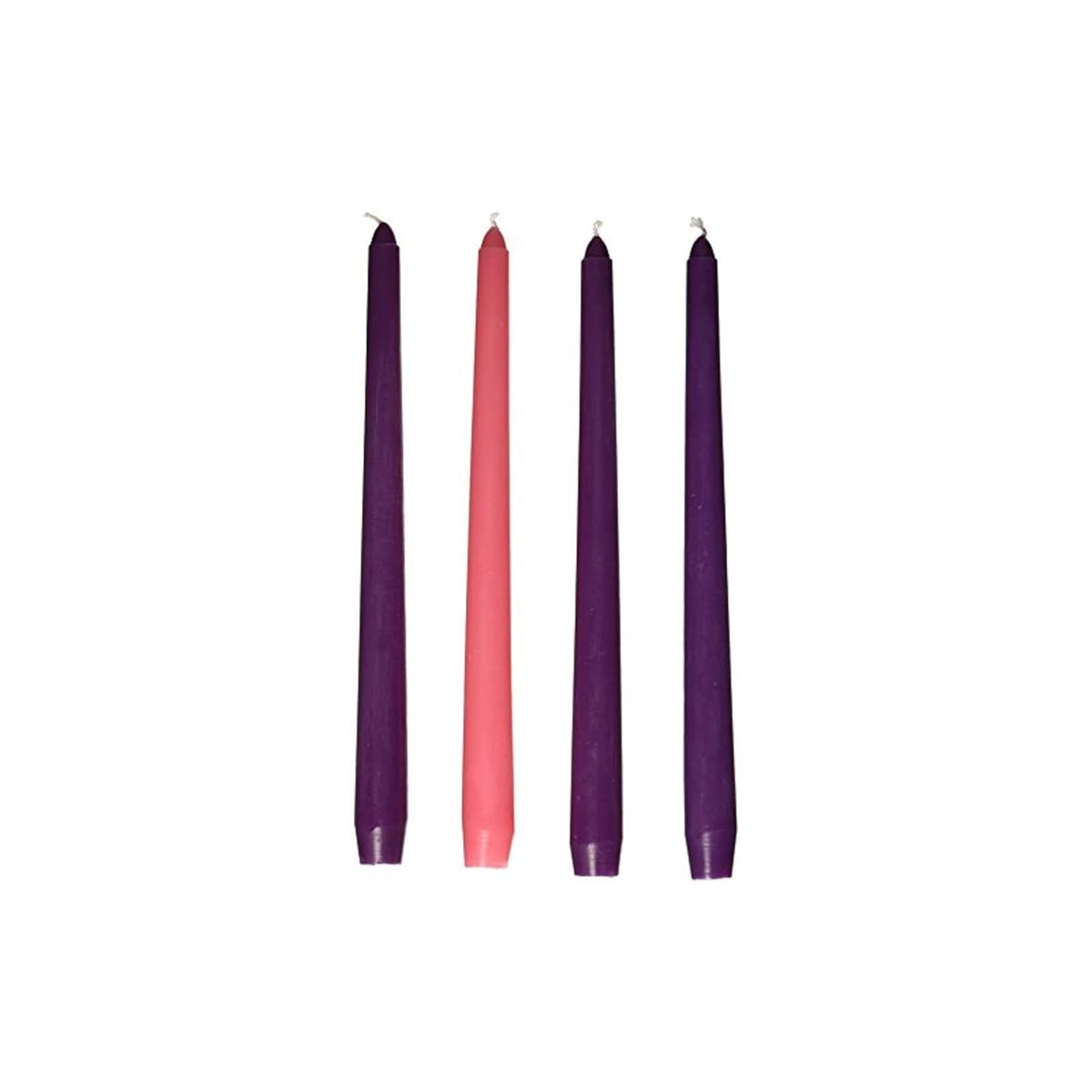 Abbey + CA Gift Candle, 10 x 0.75", Purple/Pink