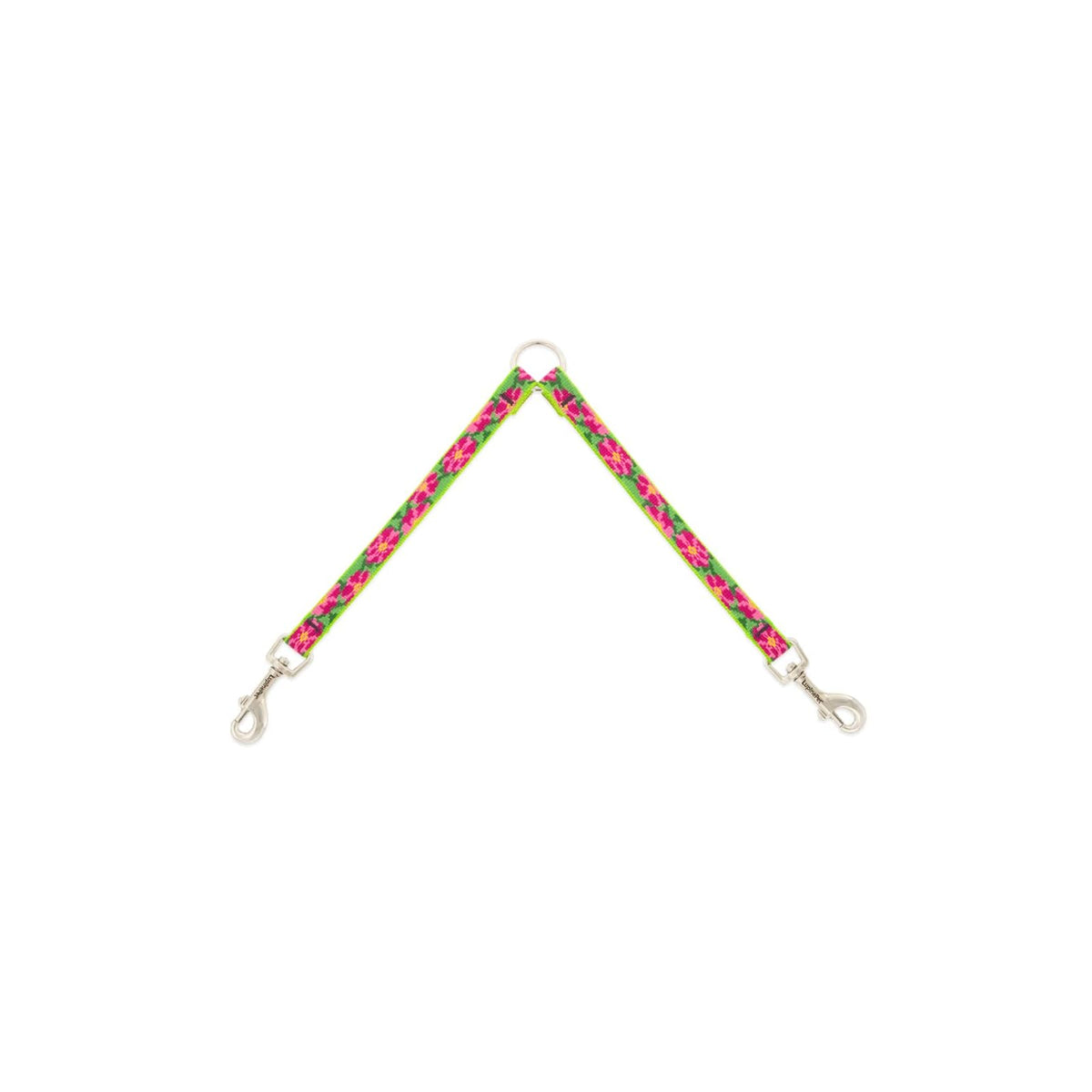 LupinePet Leash, 1/2" wide; 18-inches, Pink, Green
