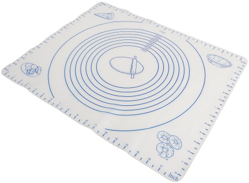 Norpro White Silicone Pastry Mat with Measurements