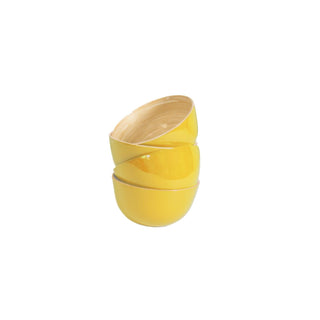 Caytre Living Dishware Bowl, Mustard, Contemporary