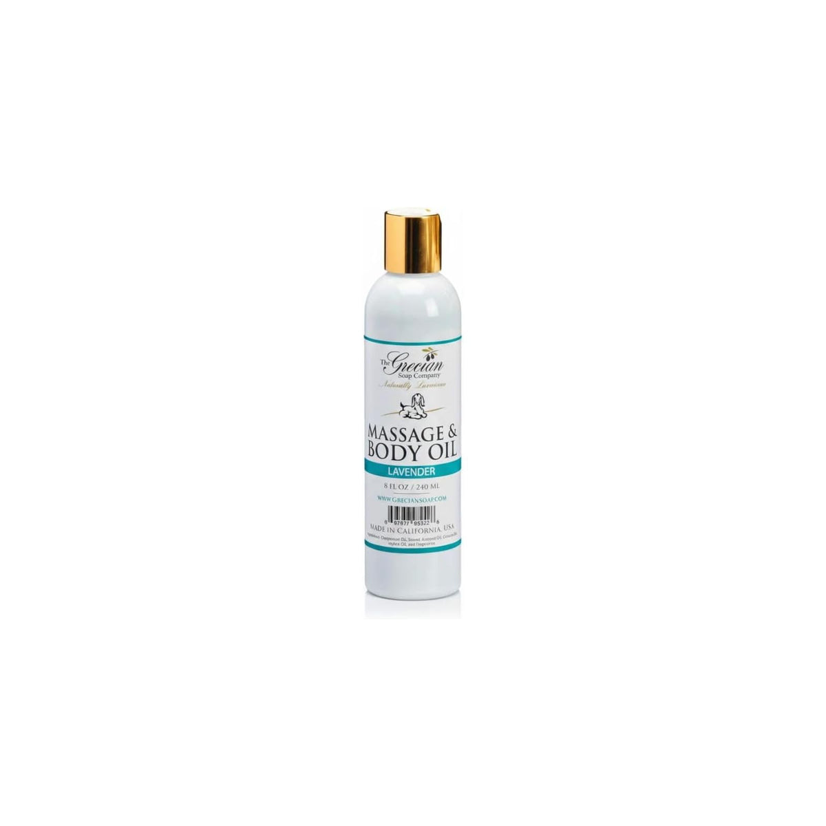 The Grecian Soap Company Body Lubricant, 8 Fl Oz (Pack of 1)