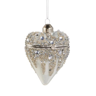 RAZ Imports Hanging Ornament, 3.5-Inch, White