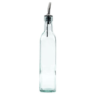 Tablecraft 8.5 Inch Olive Oil Dispenser Bottle, Glass Cruet