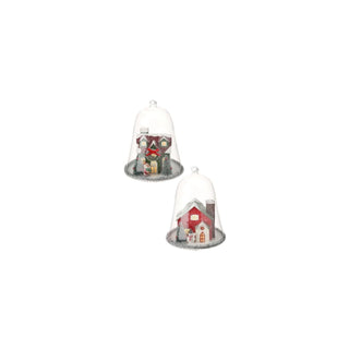 Regency International Hanging Ornament, Red Green Assorted
