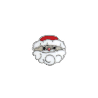 Ginger Snaps Charm, 12 Millimeter, rhodium