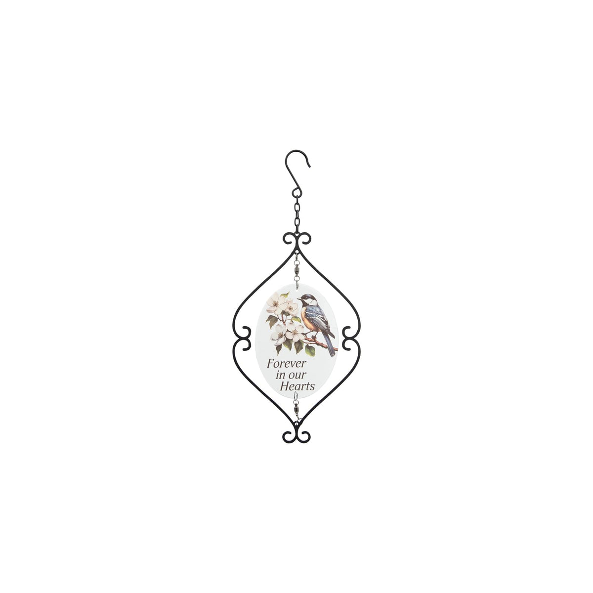 Carson Wind Spinner, White/Black