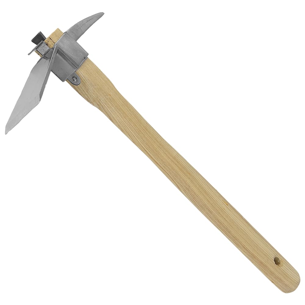 Zenport J606 Planting Hoe, 2.5-Inch Wide Stainless Steel Blade, 3-Inch Pick