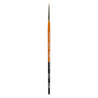 KINGART Paint Brush, 2/0, Black, Silver, Orange