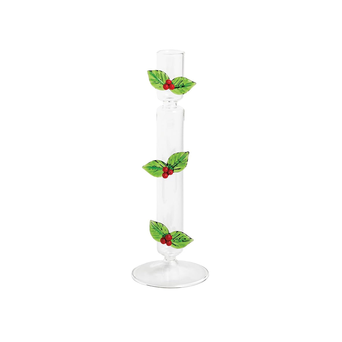 Mud Pie Candle Holder, 8 1/4 inches, Green