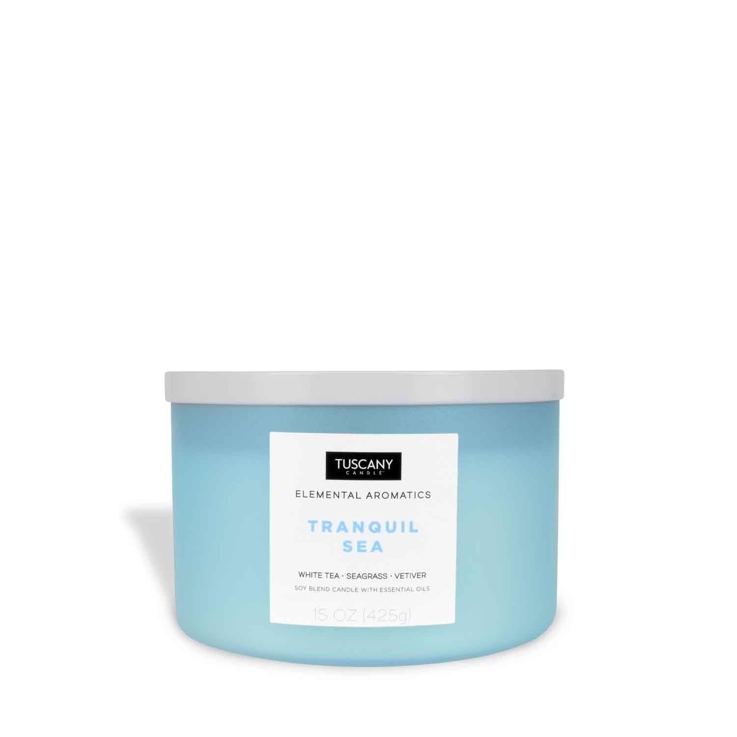 Empire Candle Tuscany 15 oz. Tranquil Sea Soy Blend Jar Candle One Size