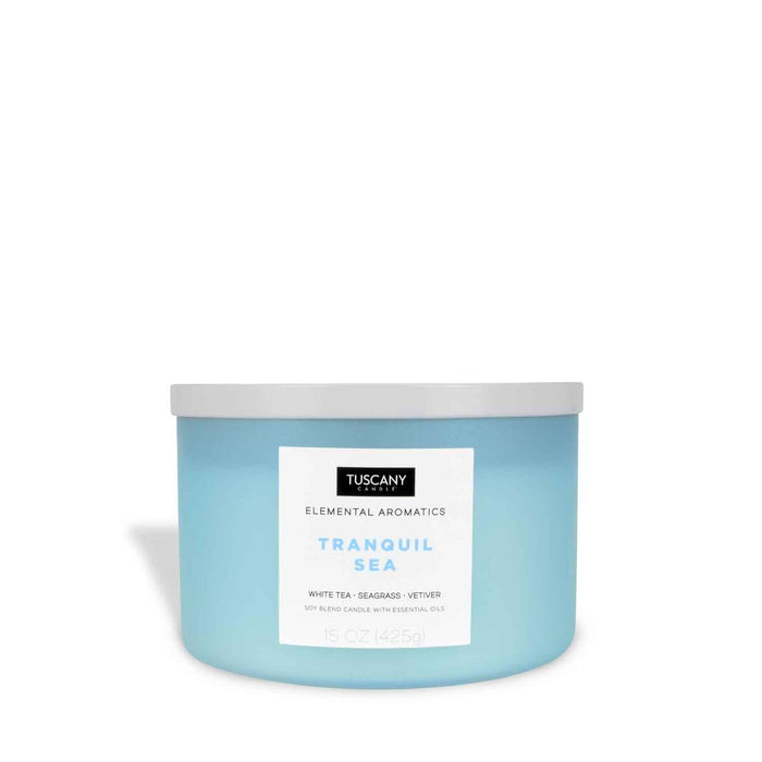 Empire Candle Tuscany 15 oz. Tranquil Sea Soy Blend Jar Candle One Size