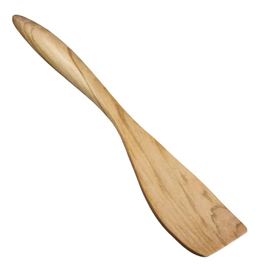 Browne & Co Berard French Olive Wood Large 14-Inch Handcrafted Wood Spatula, Terra Collection