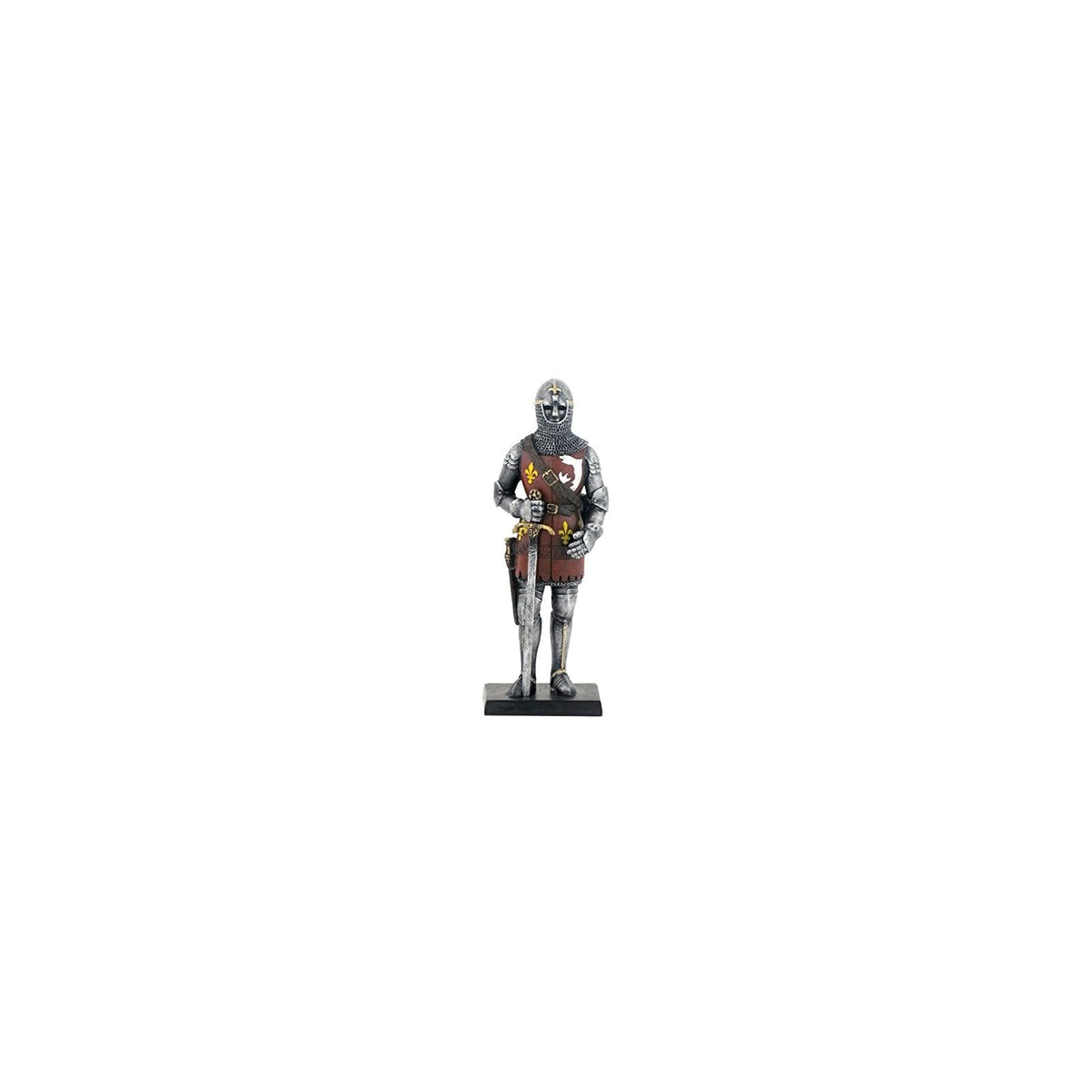 US Figurine, 5.13 inches, Red With White Decoration