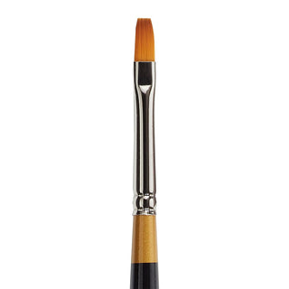 KingArt Original Gold 9300 Series , Premium Artist Brush, Golden TAKLON Shader-Size: 4, 4