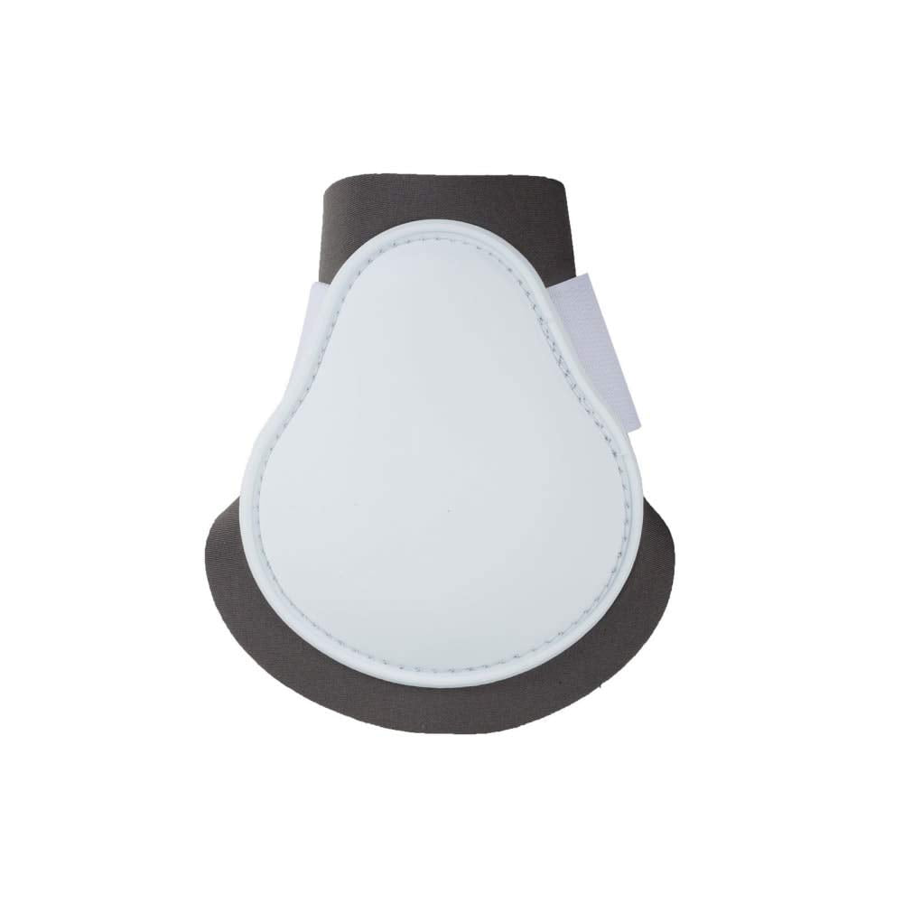 HORZE Protective Lightweight Adjustable Horse Fetlock Boots (Sold in Pairs) - White/Grey - Horse