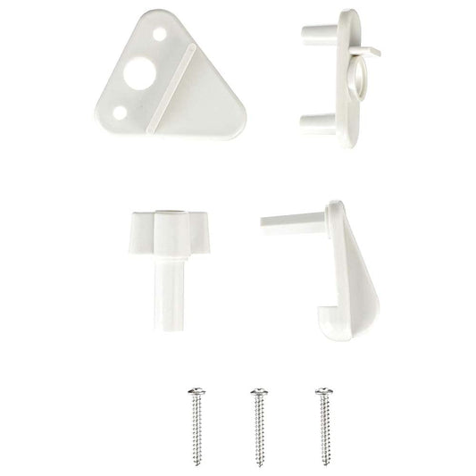 Seachoice Pontoon Gate Latch Replacement Kit, Fits 1-1.25 In. Square Frames, Includes Hardware