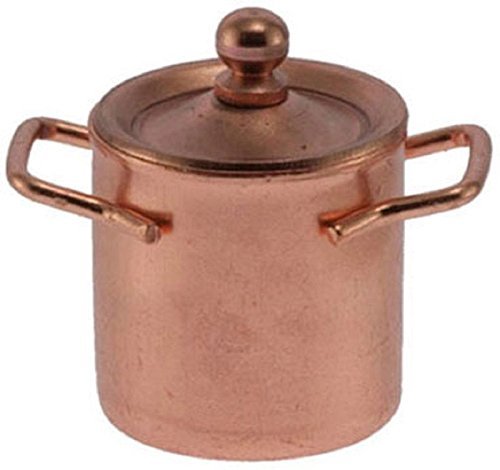 International Miniatures Dollhouse Miniature COPPER POT