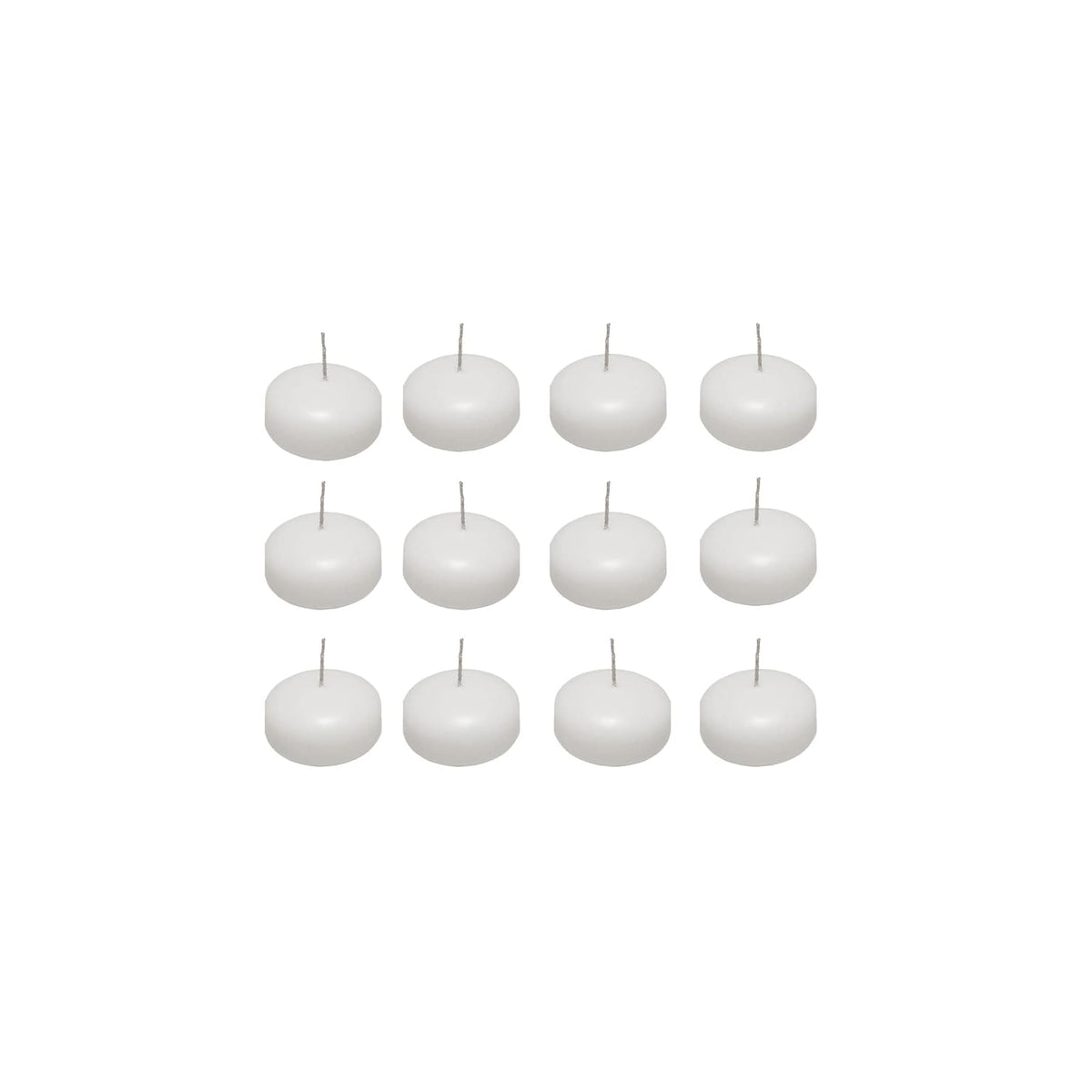 Lumabase Candle, 2", White