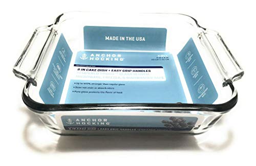 Anchor Hocking, Glass Square Baking Dish 8 Inch, 1 Count