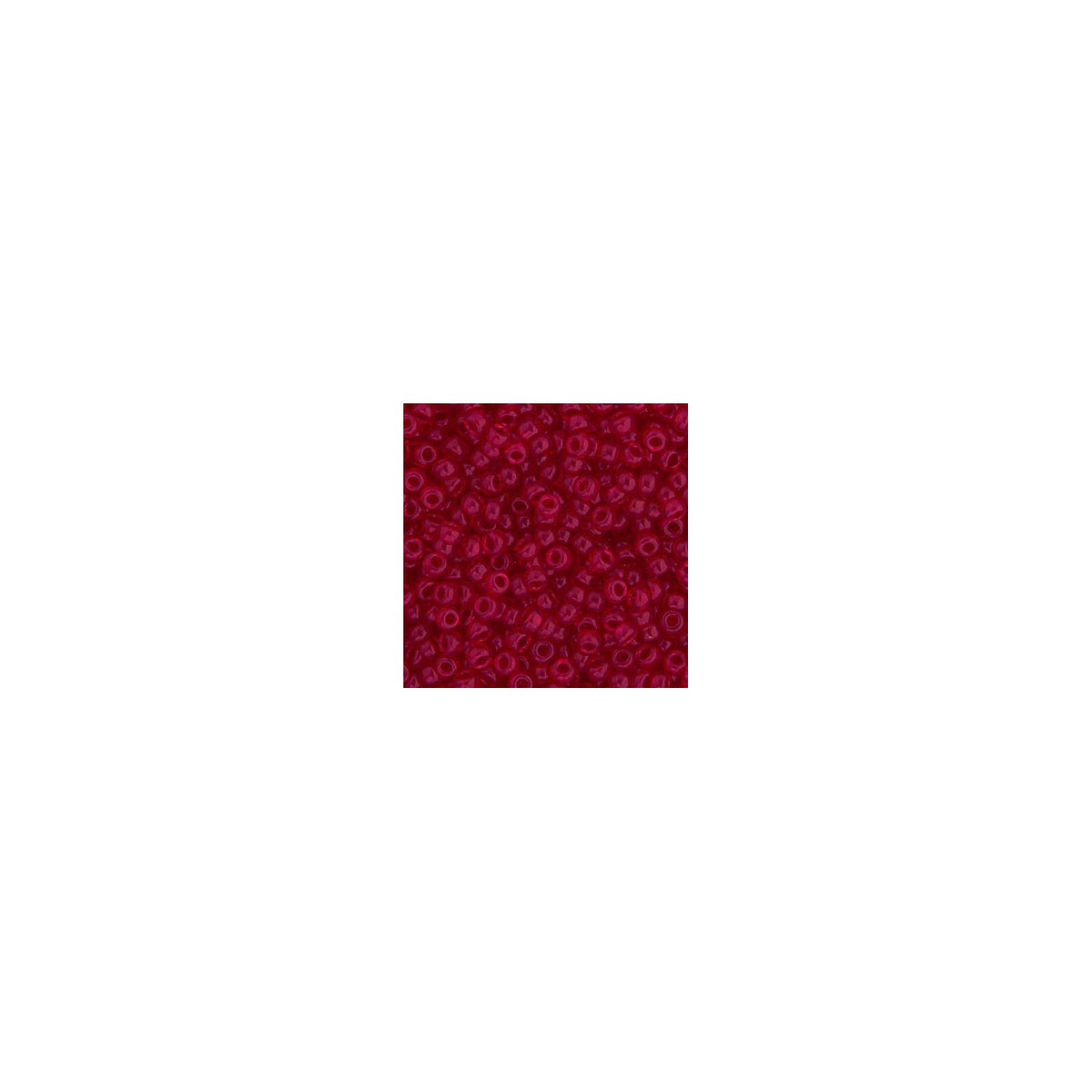 John Bead Craft Bead, Small, Ruby Transparent
