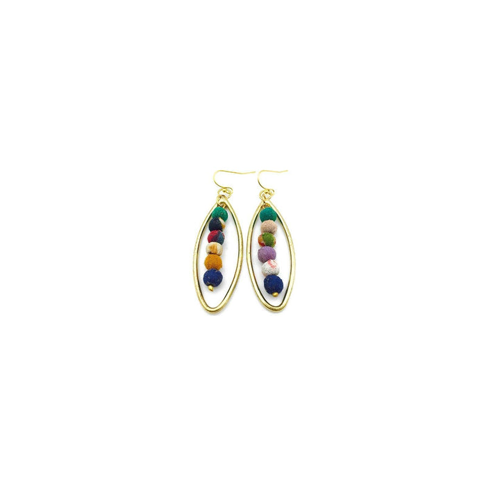 Anju Earring, Multicolor, Dangle