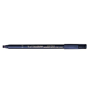 Yasutomo Niji Calligraphy Marker 5.0mm Chisel Tip, Black Ink (NSC6005A)
