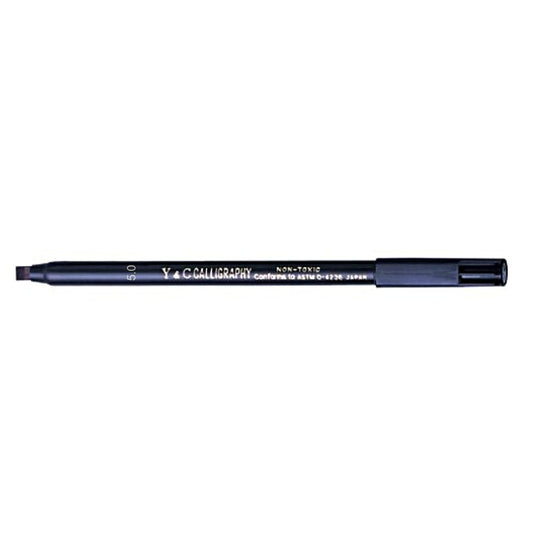 Yasutomo Niji Calligraphy Marker 5.0mm Chisel Tip, Black Ink (NSC6005A)