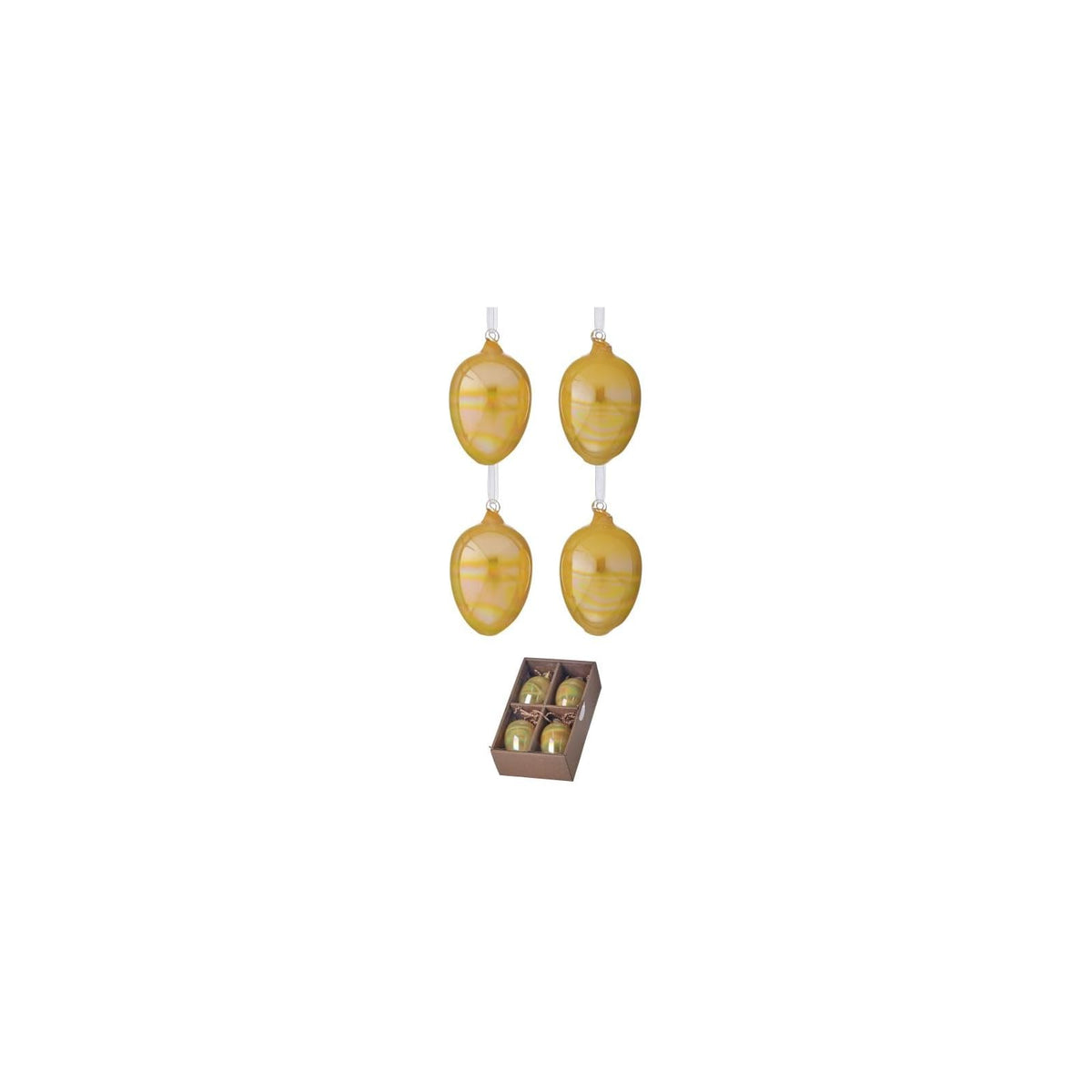 Regency International Hanging Ornament, Yellow