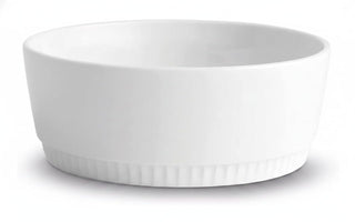 Pillivuyt France, Toulouse Round Porcelain Bowl, 5.5 Inches Diameter, Oven-Microwave-Freezer, 16 Ounces, White, 5.5 Diameter