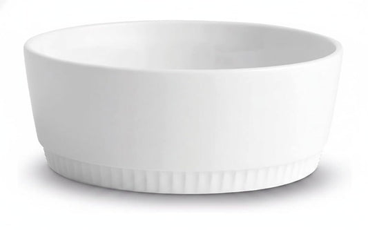 Pillivuyt France, Toulouse Round Porcelain Bowl, 5.5 Inches Diameter, Oven-Microwave-Freezer, 16 Ounces, White, 5.5 Diameter