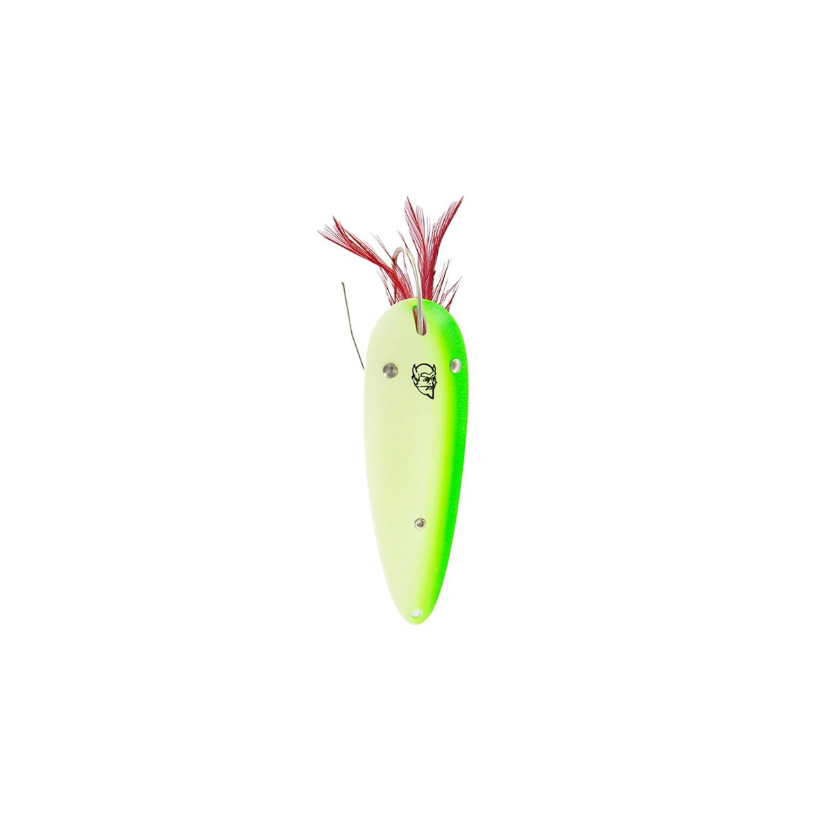 Dardevle Fishing Hook, 3/4 oz. - 2 7/8" x 13/16", Glow Green