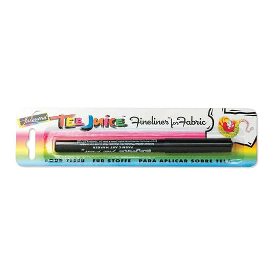 Jacquard JAC-PEN1008 Fine Tee Juice Fabric Marker, Black