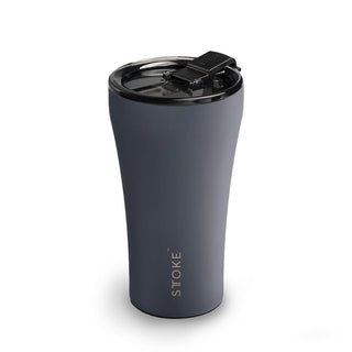 Sttoke Leakproof Ceramic Reusable Coffee Cup 12 oz - Slated Grey