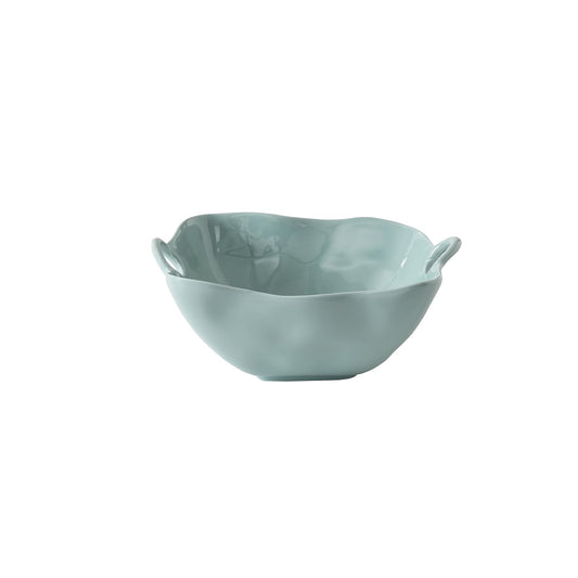 Pampa Bay Dishware Bowl, 13 x 11 x 5.5 Inch, Aqua
