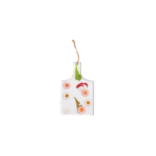 Mud Pie Cutting Board, 8"L x 5"W, Pink