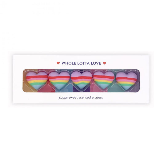 Snifty SPE005 Whole Lotta Love Scented Eraser, Set of 5