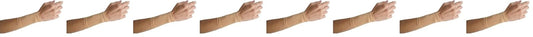 Tatjacket Tattoo Cover Up Concealer Sleeve, Wrist or Instep coverage, UPF 50 Protection, Slip Free, for Men & Women (Unisex), 2 Pack, TAN