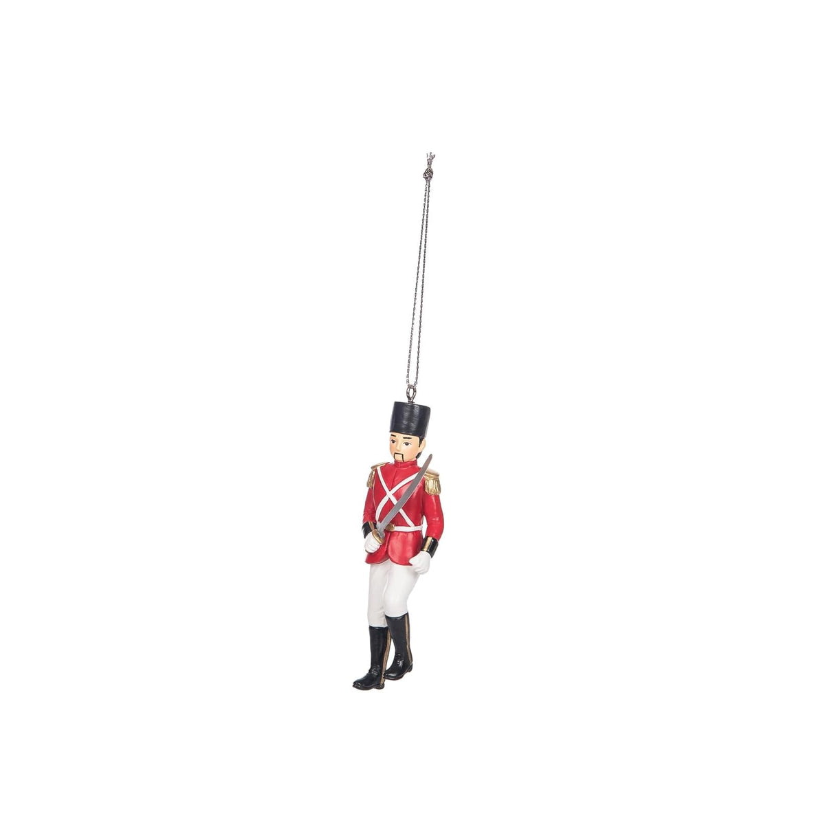 GALLERIE II Hanging Ornament, 4"H x 1.25"L x 1.49"W, Red