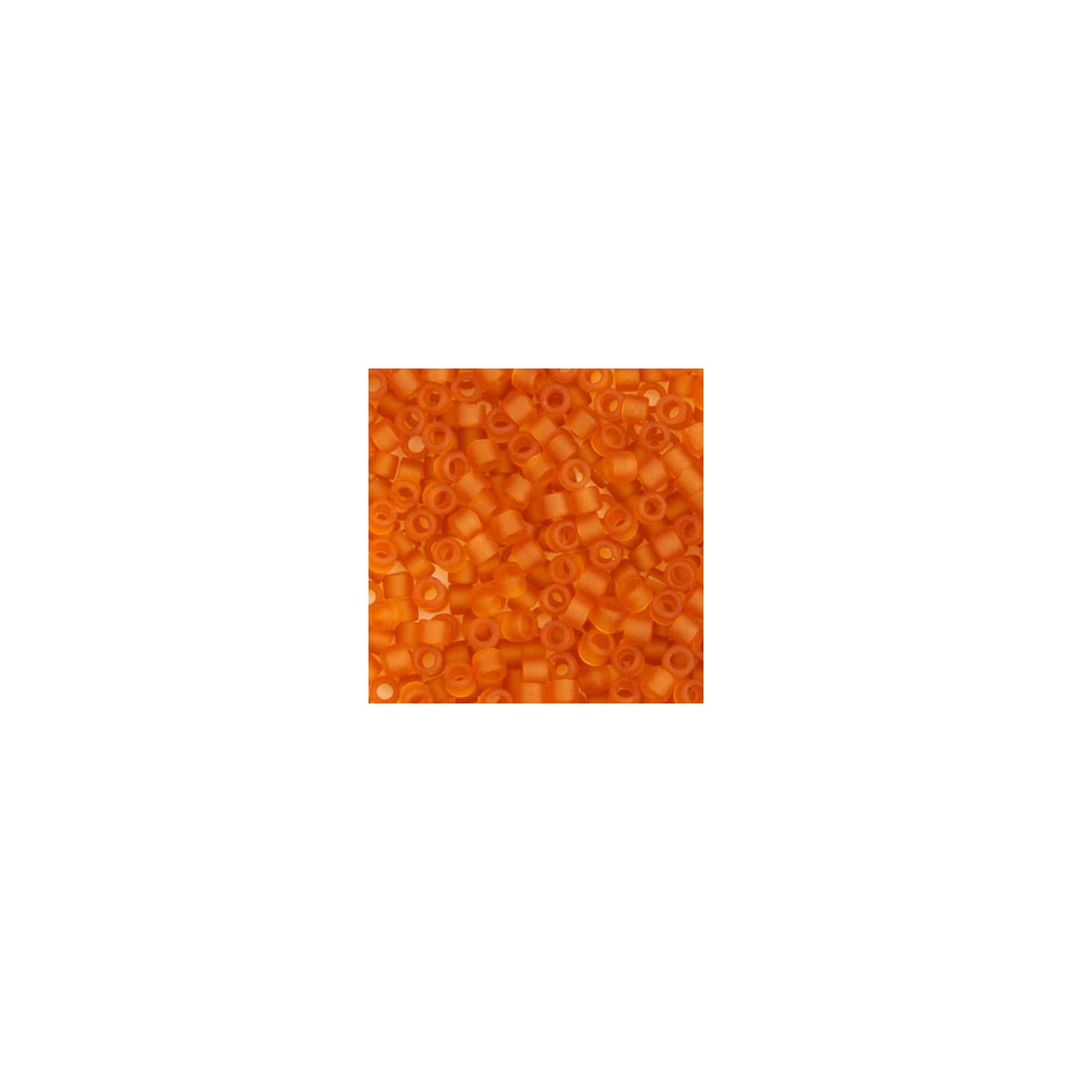 John Bead Craft Bead, Size: 11, Marigold Transparent Matte