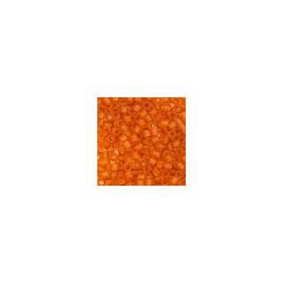 John Bead Craft Bead, Size: 11, Marigold Transparent Matte