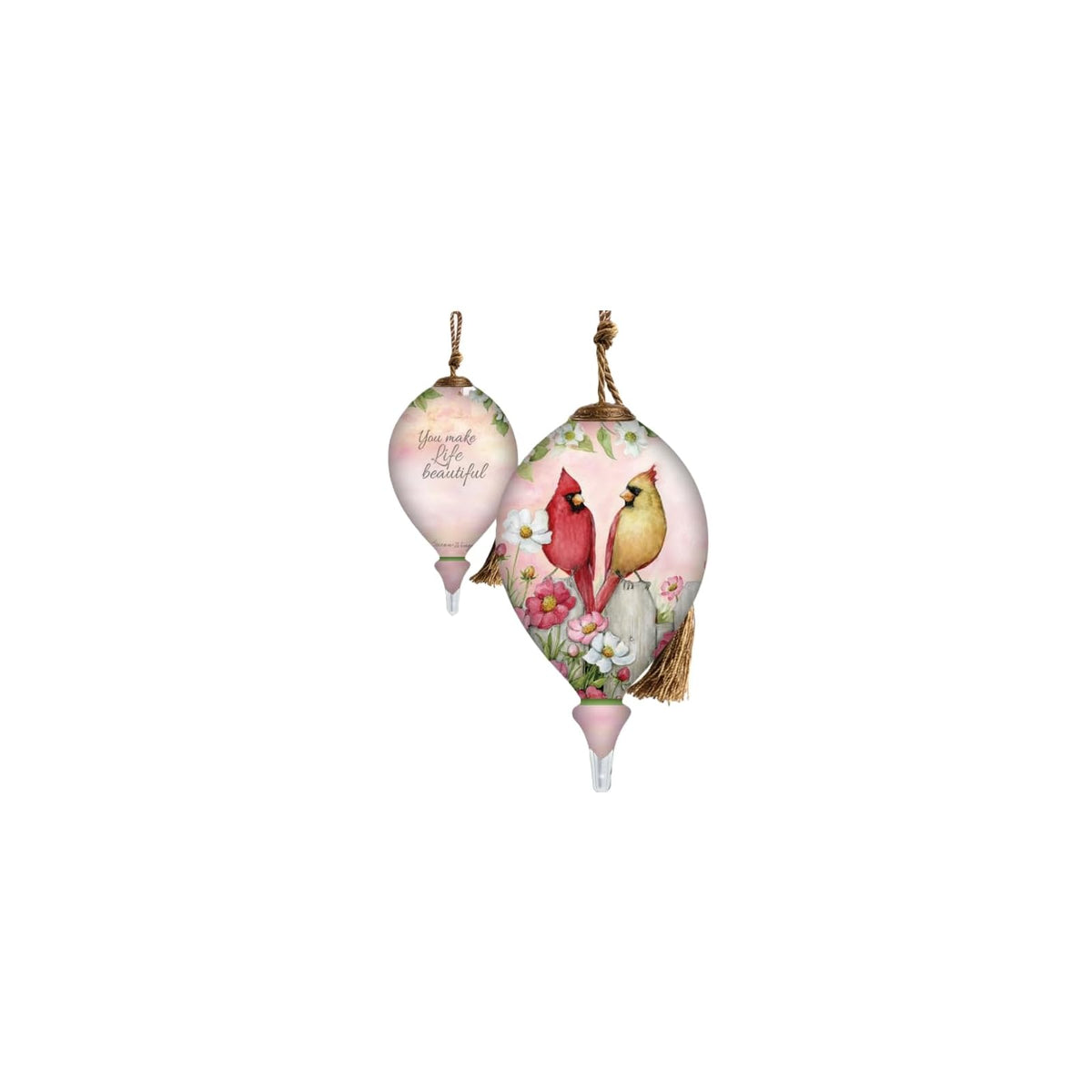 Inner Beauty Gifts Hanging Ornament, Pink