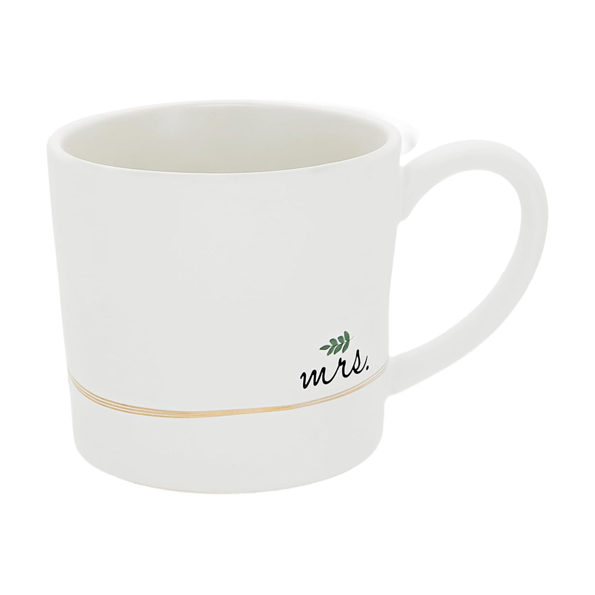 Pavilion Gift Company Drinking Cup, 15 Ounces, White, Gold, Black, Green