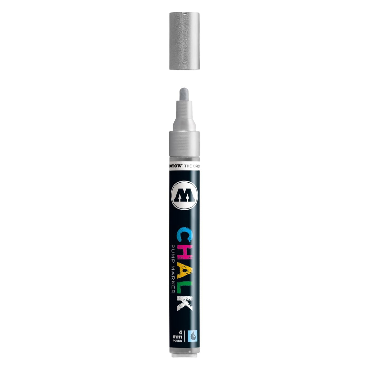 MOLOTOW Marking Pen, 1 Count (Pack of 1), Metallic Silver