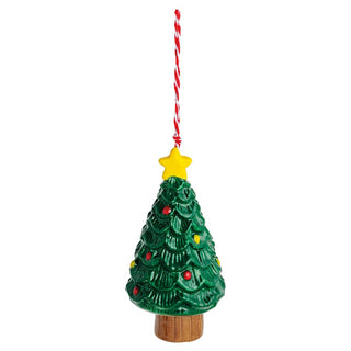 Mud Pie Hanging Ornament, 4 3/4" x 2 1/2", Green