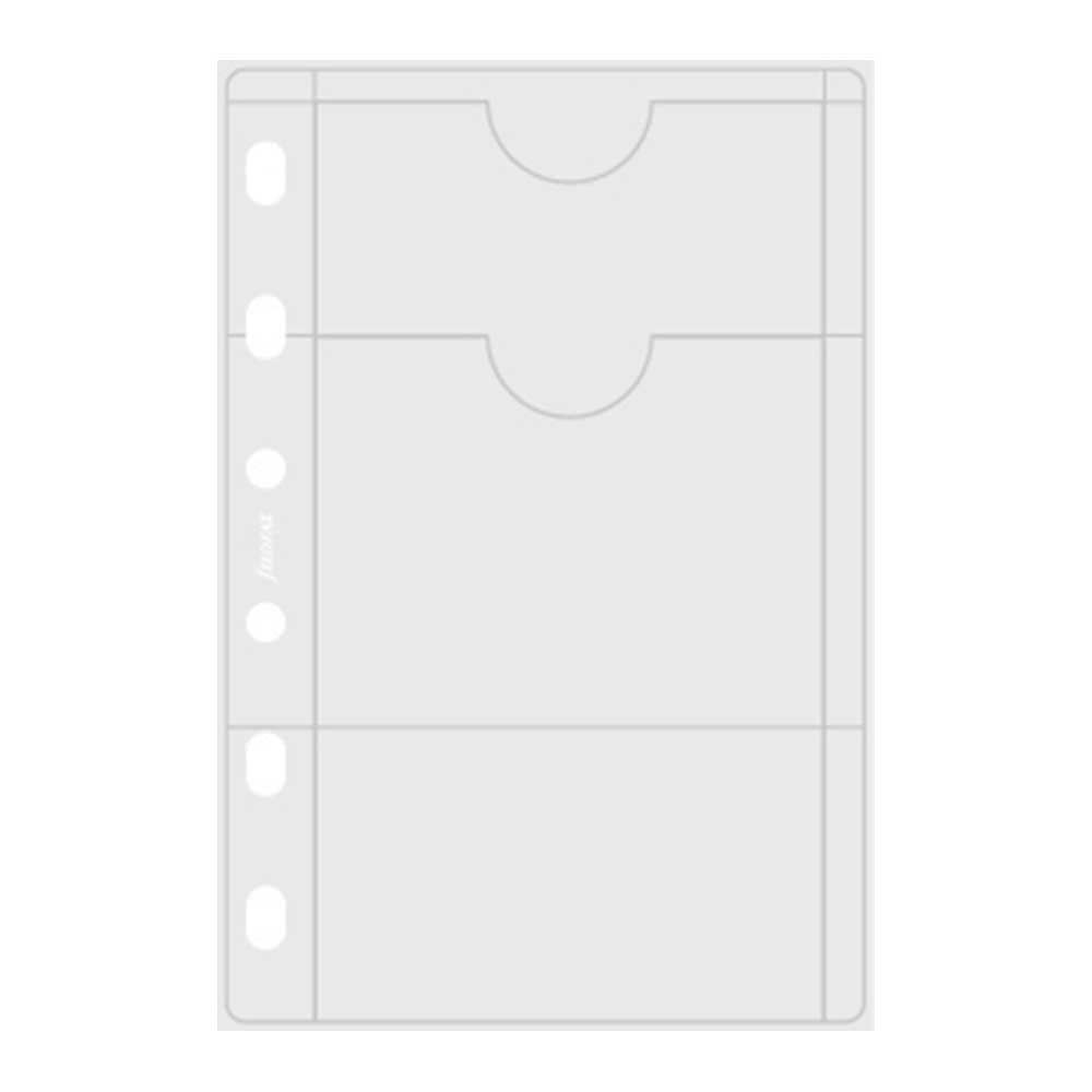 Filofax Wallet, Pocket Size, Clear